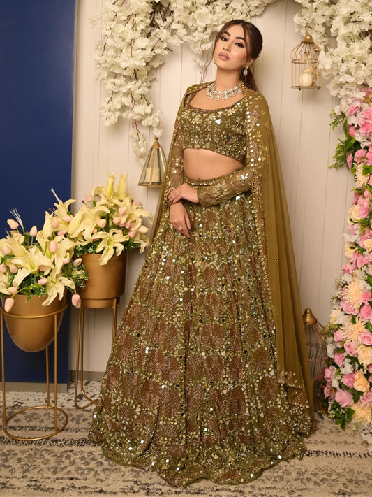 Olive Green Surabhi chopra