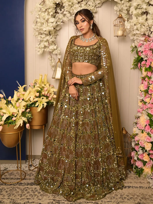 Olive Green Surabhi chopra