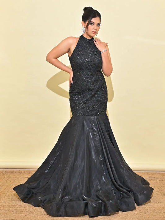Black Stone Gown