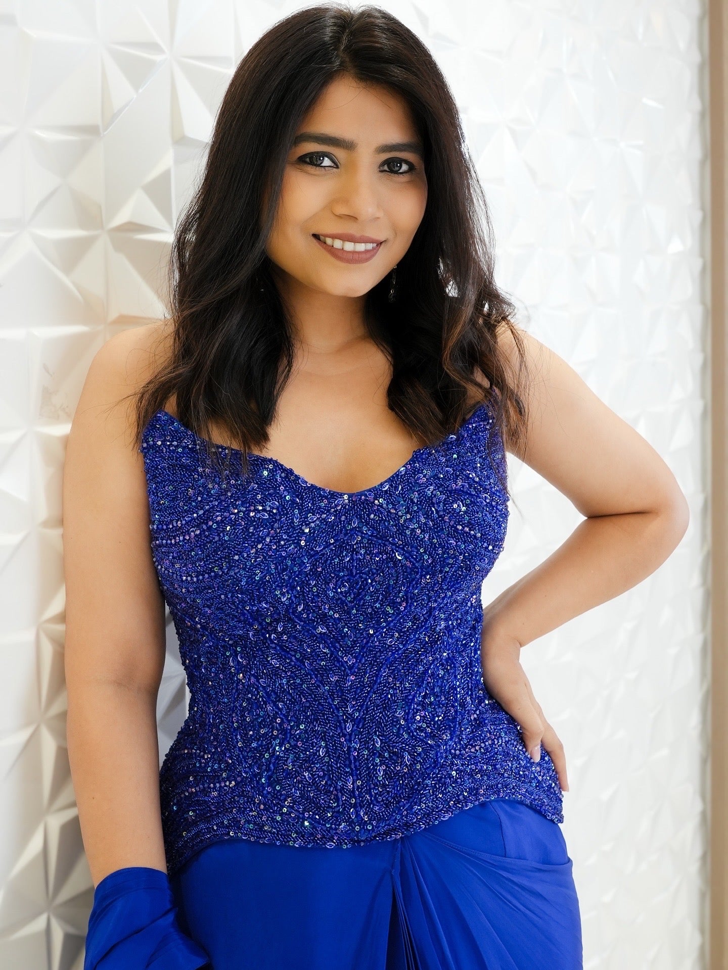 Blue Whale Saree