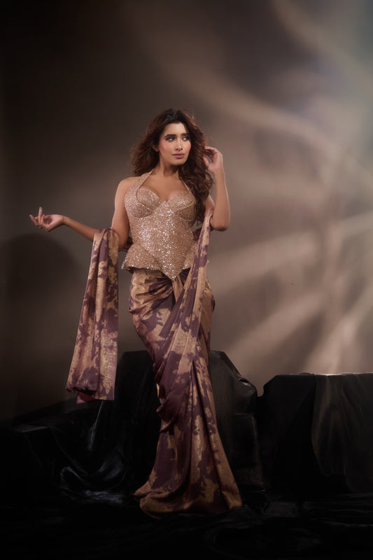Neptune saree by Krupa Jain
