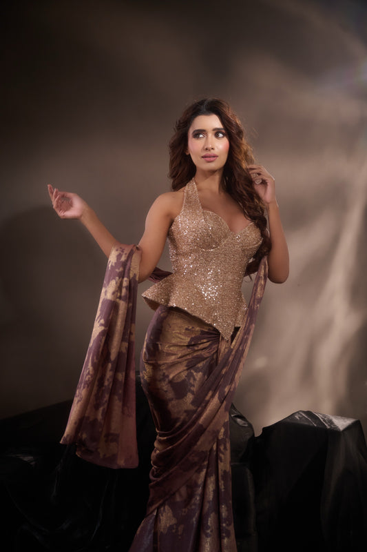 Neptune saree by Krupa Jain