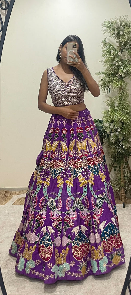 Purple Applique