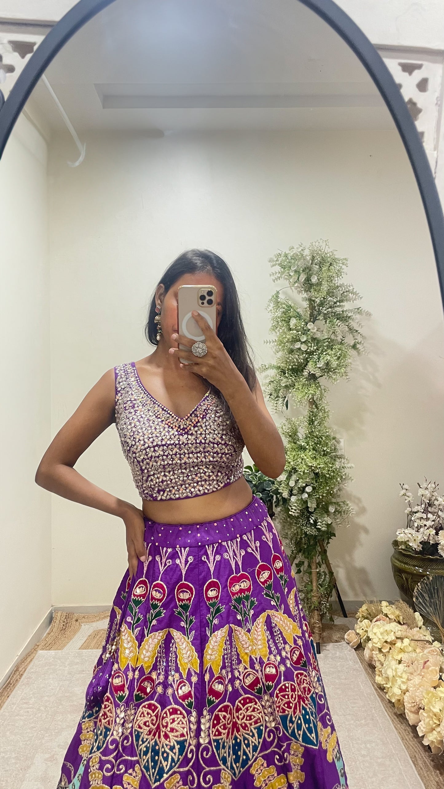 Purple Applique