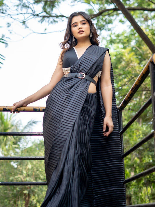Pleated Saree