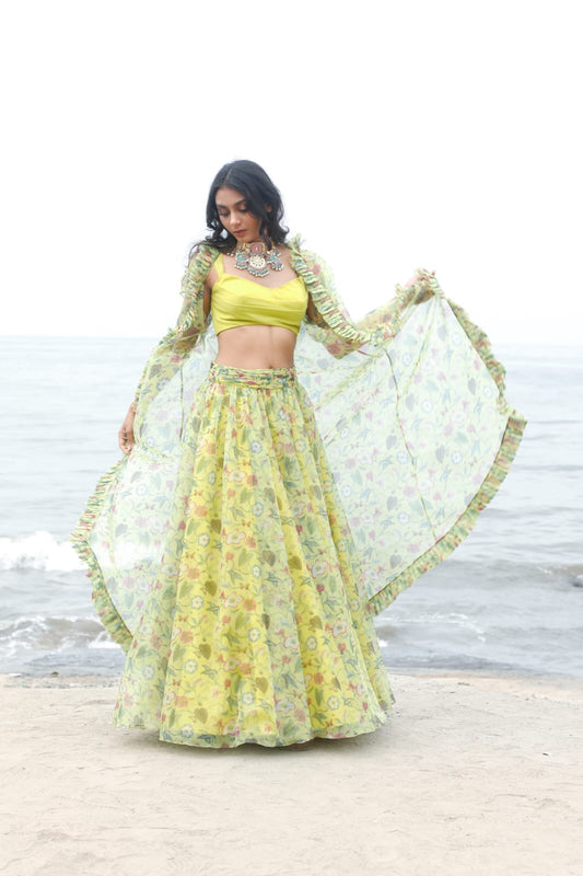 Green floral