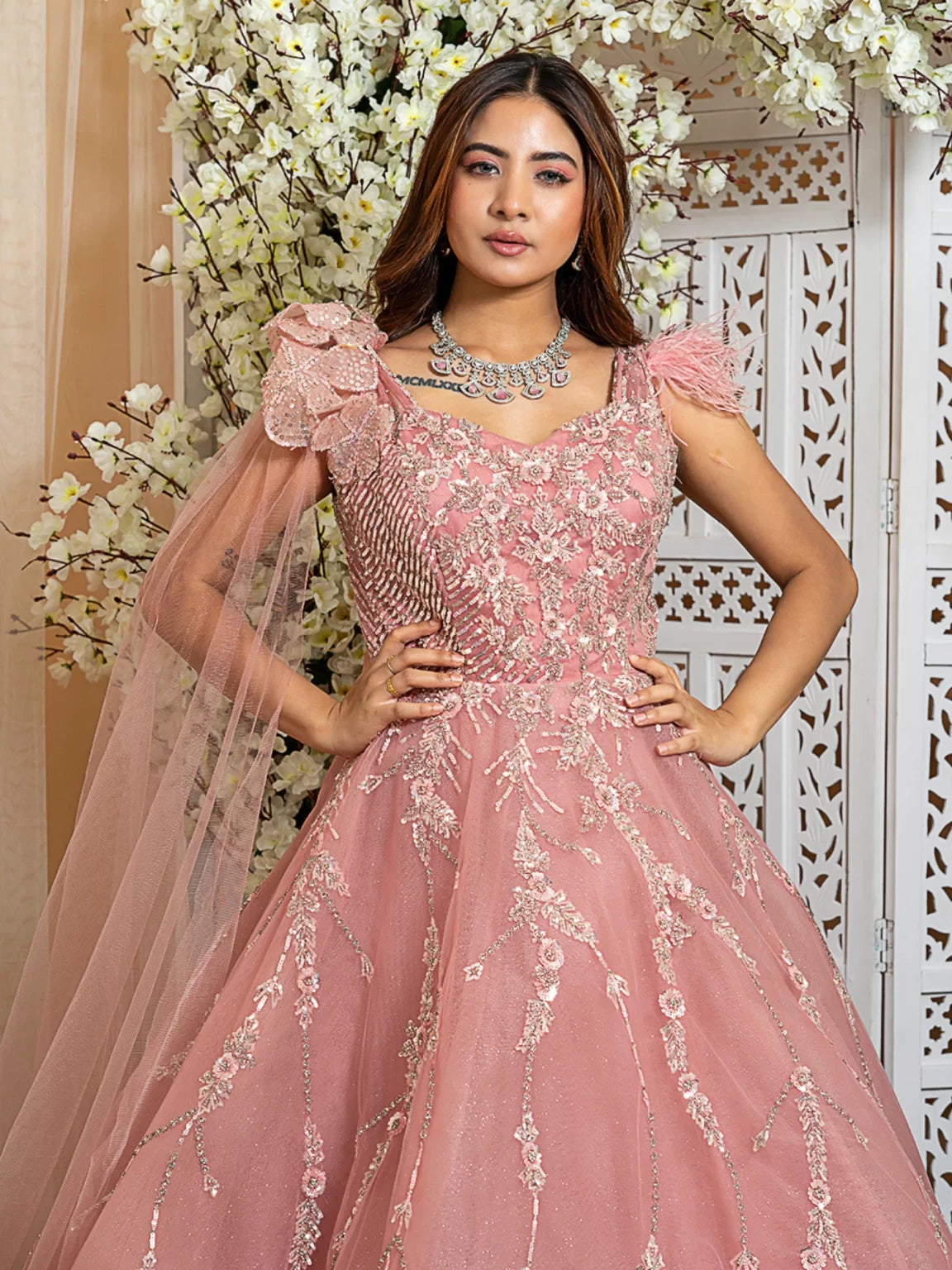 Rosette Gown