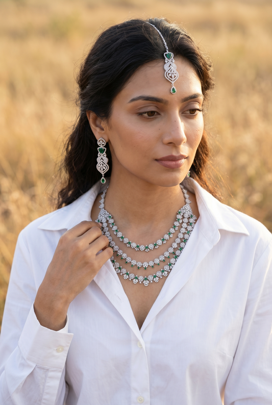 Rivière Emerald Necklace