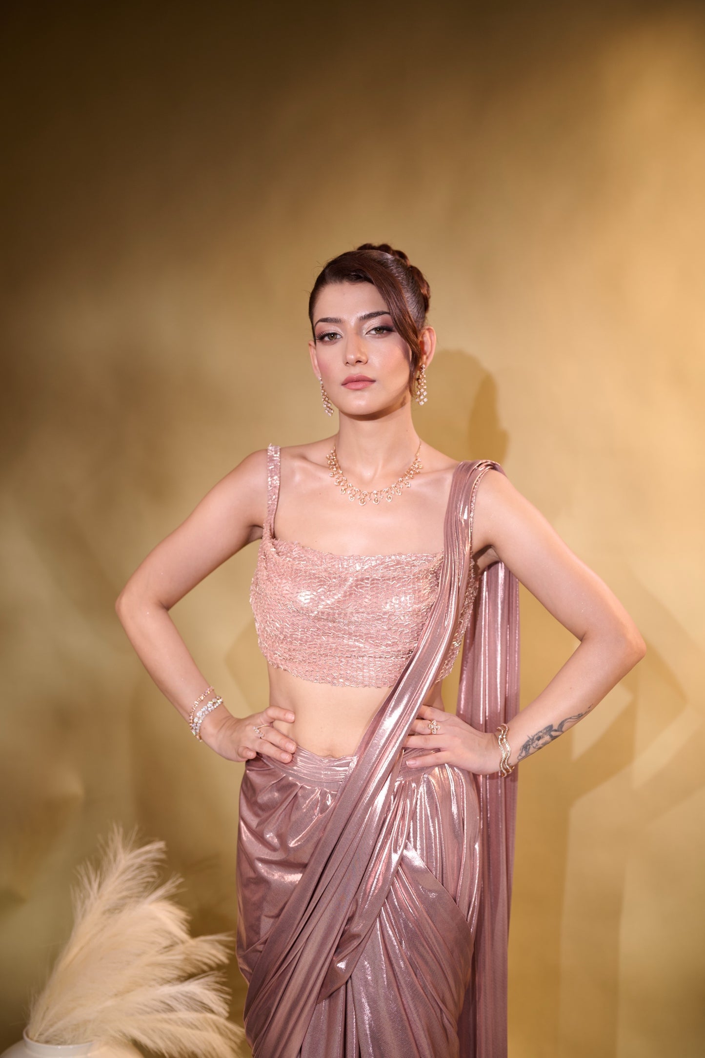 Virgo saree by Krupa Jain