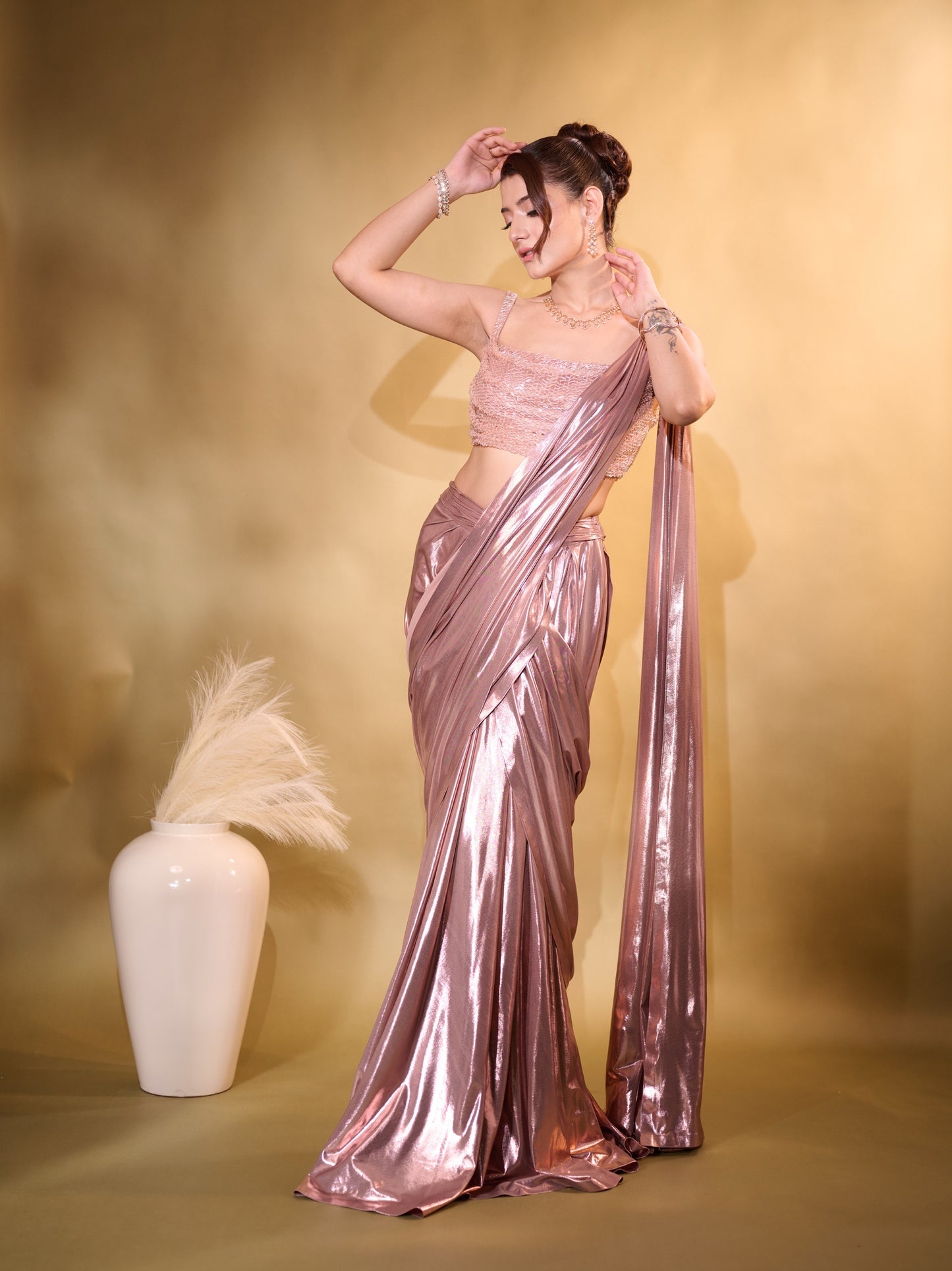 Virgo saree by Krupa Jain