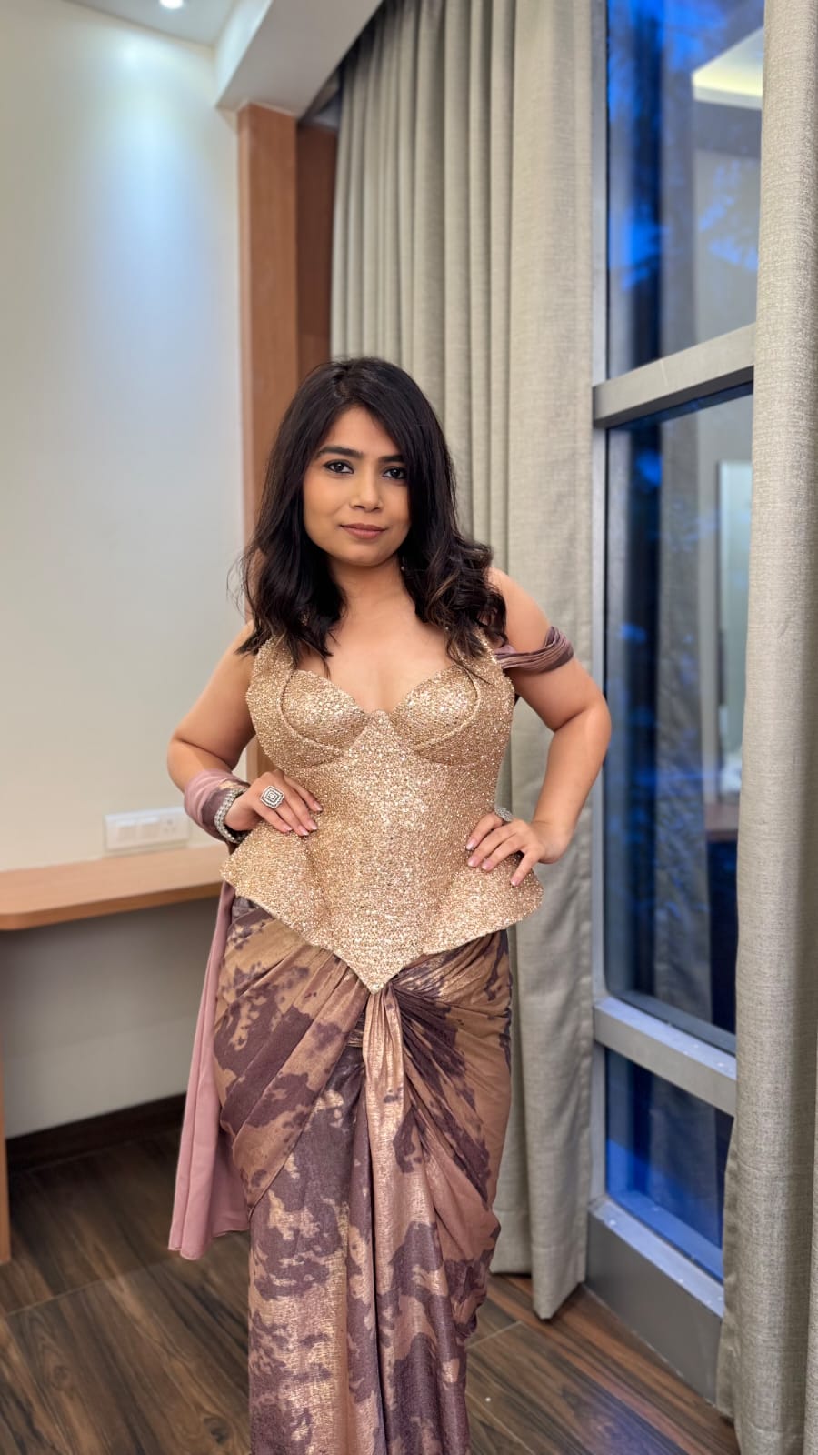 Neptune saree by Krupa Jain
