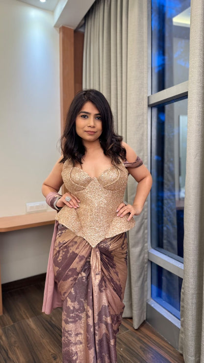 Neptune saree by Krupa Jain