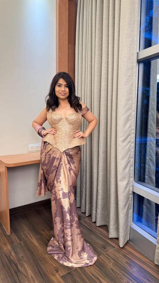 Neptune saree by Krupa Jain