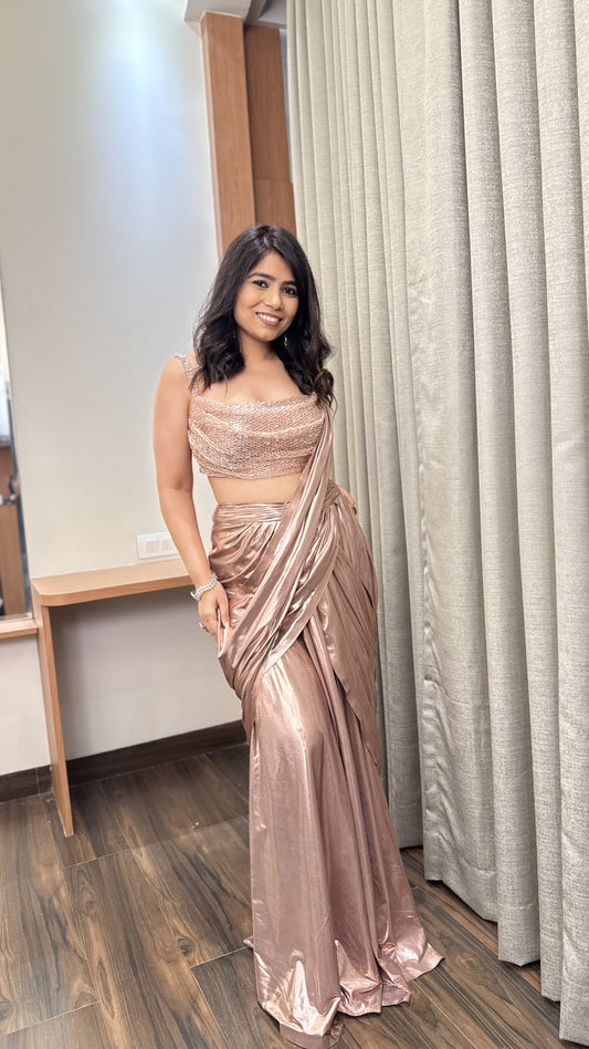 Virgo saree by Krupa Jain