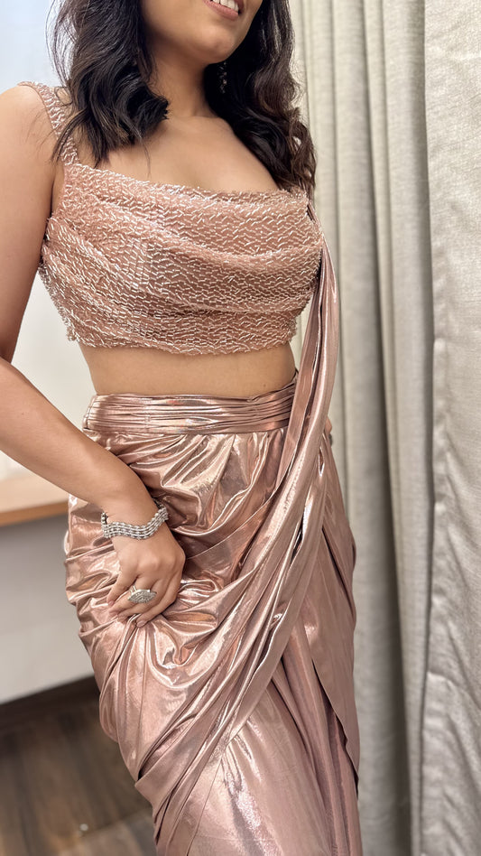 Virgo saree by Krupa Jain