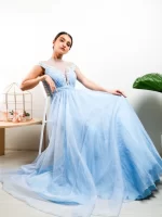 Ice Blue Gown