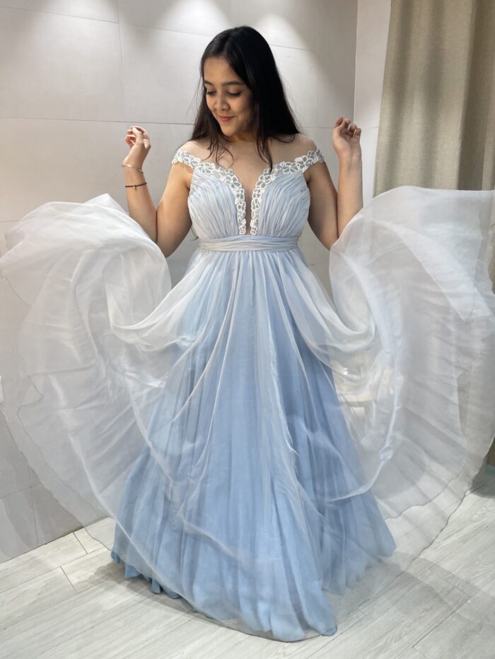 Ice Blue Gown