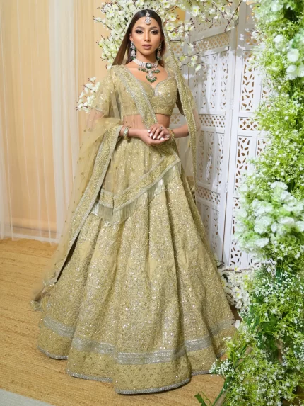 Green Georgette Designer Lehenga Choli for Women or Girls Indian Wedding  Readymade Sabyasachi Lehenga Skirt - Etsy