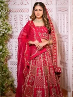 Niharika Red Lehenga