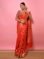 Red Banarasi