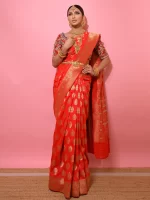 Red Banarasi